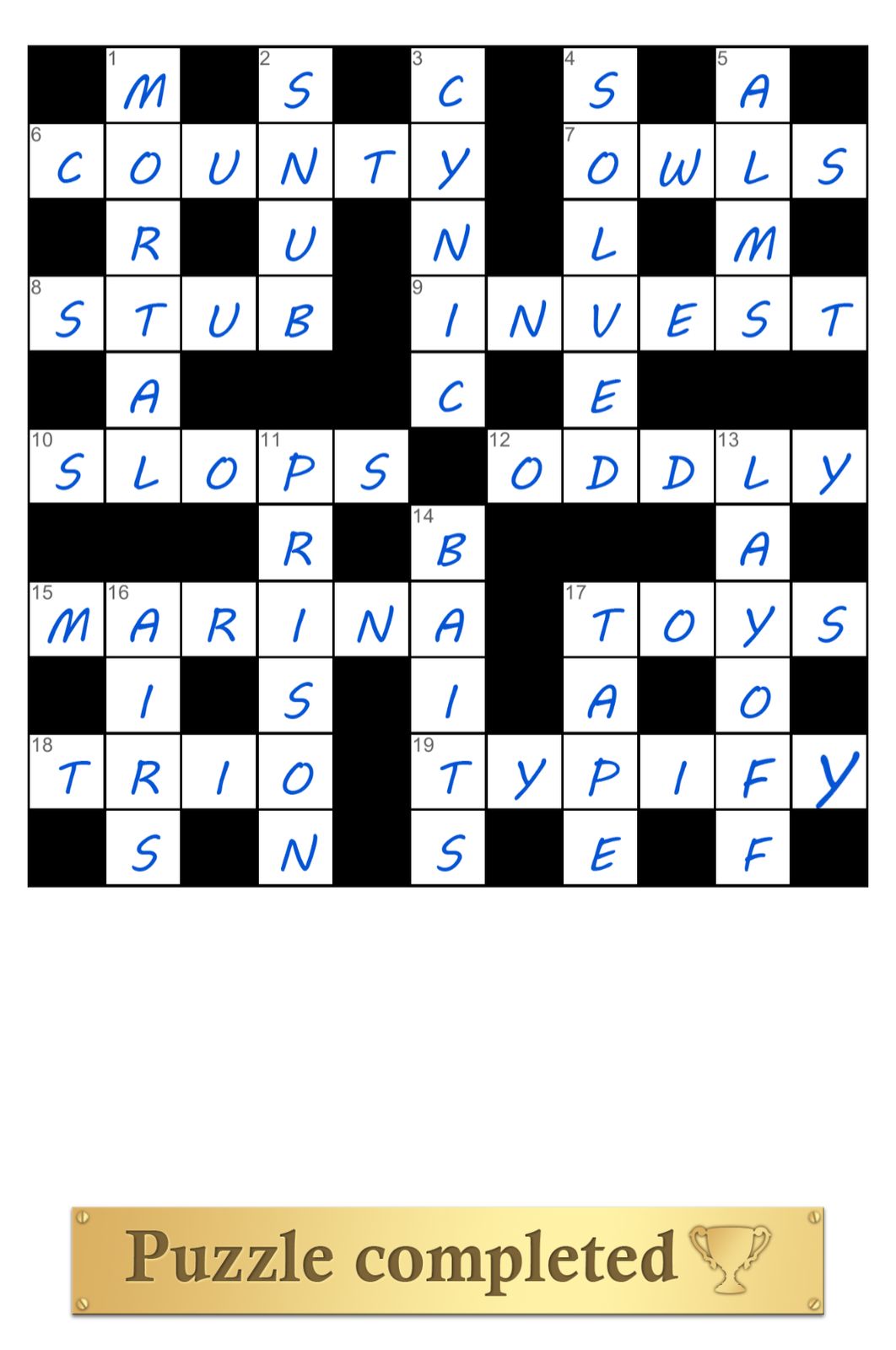 Puzzle Page Crossword May 2 2025
