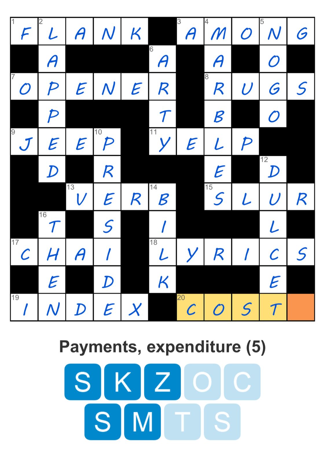 Puzzle Page Crossword May 3 2025