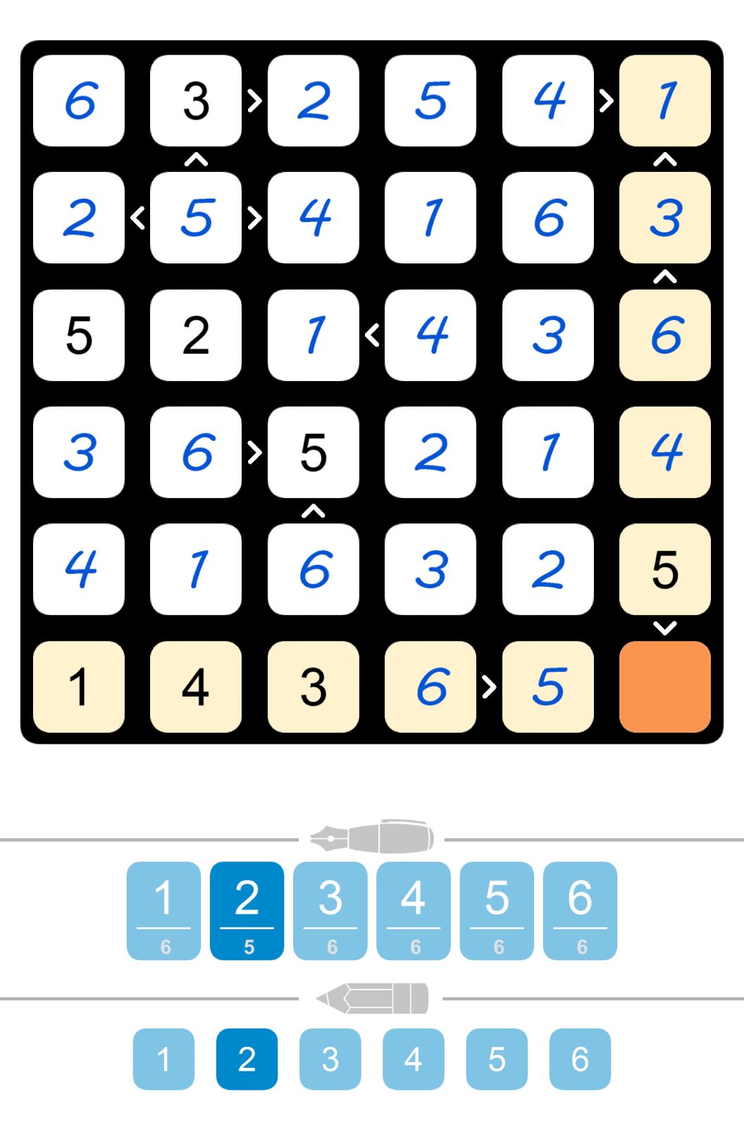 Puzzle Page Futoshiki May 16 2025