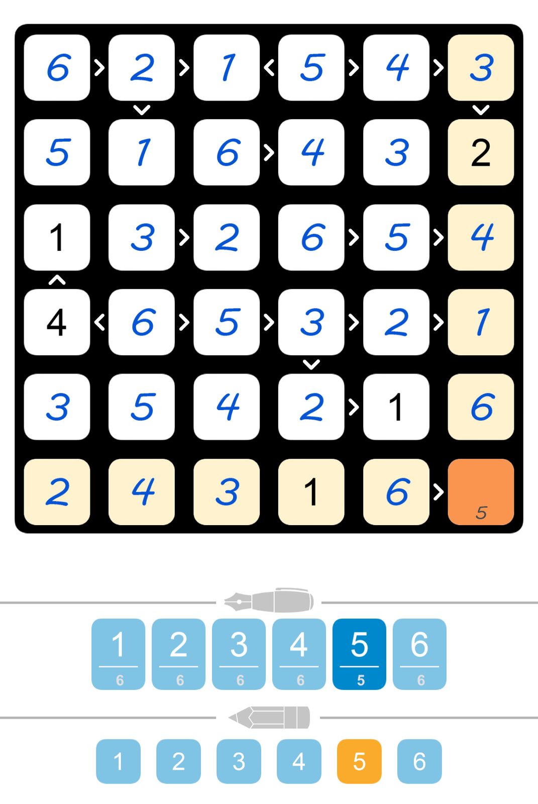 Puzzle Page Futoshiki May 2 2025