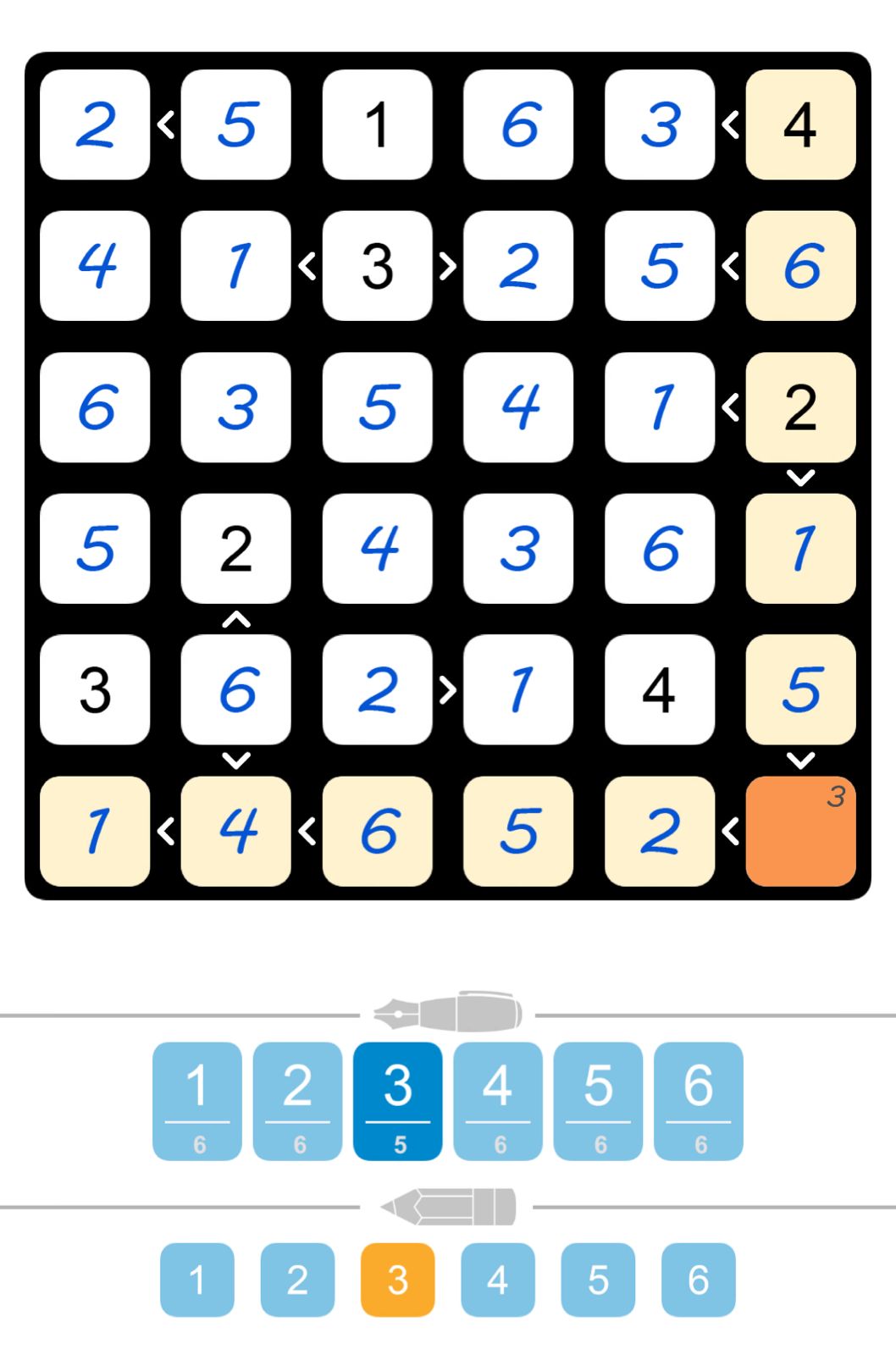 Puzzle Page Futoshiki May 31 2025