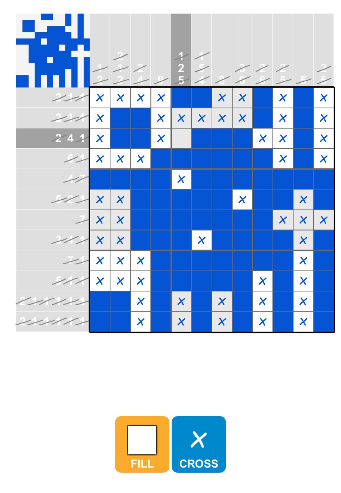 Puzzle Page Picture Cross June 1 2025 Puzzle Page Picture Cross June 1 2025