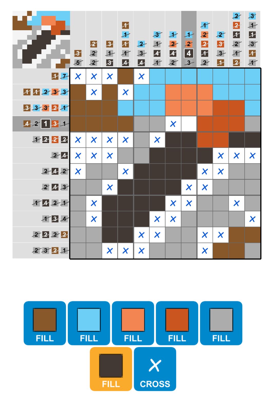 Puzzle Page Picture Cross May 13 2025