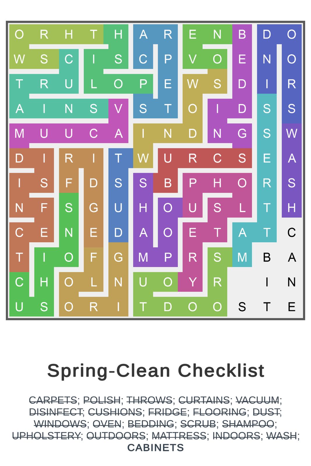 Puzzle Page Word Snake May 17 2025