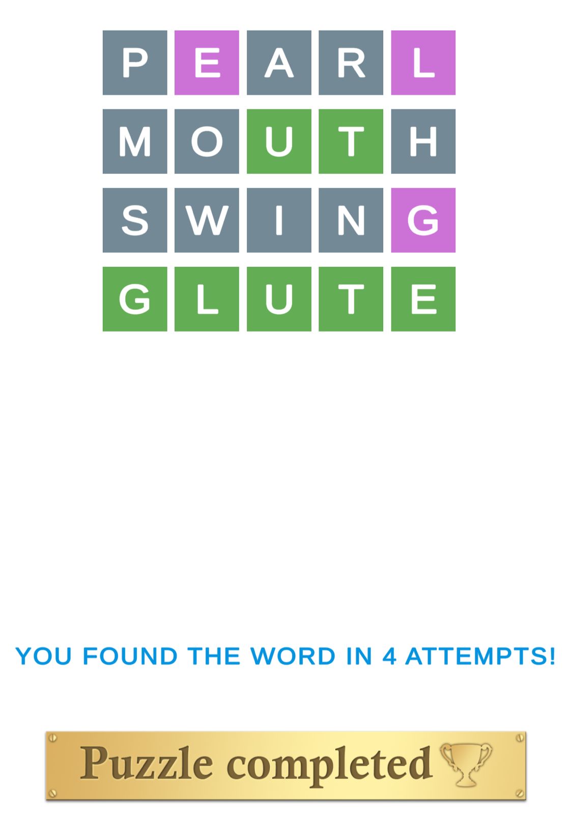 Puzzle Page Wordy May 13 2025