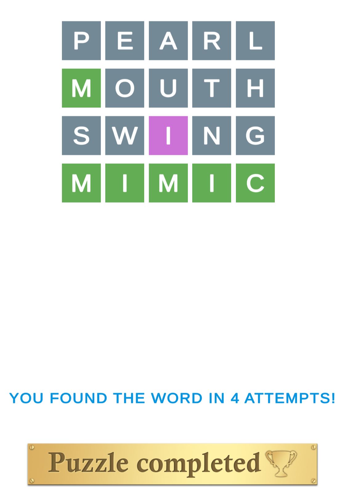 Puzzle Page Wordy May 14 2025