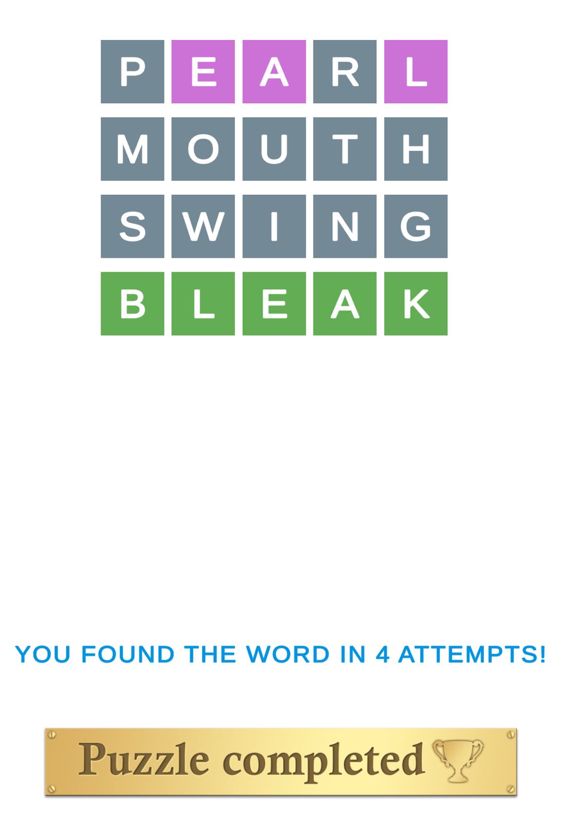Puzzle Page Wordy May 15 2025