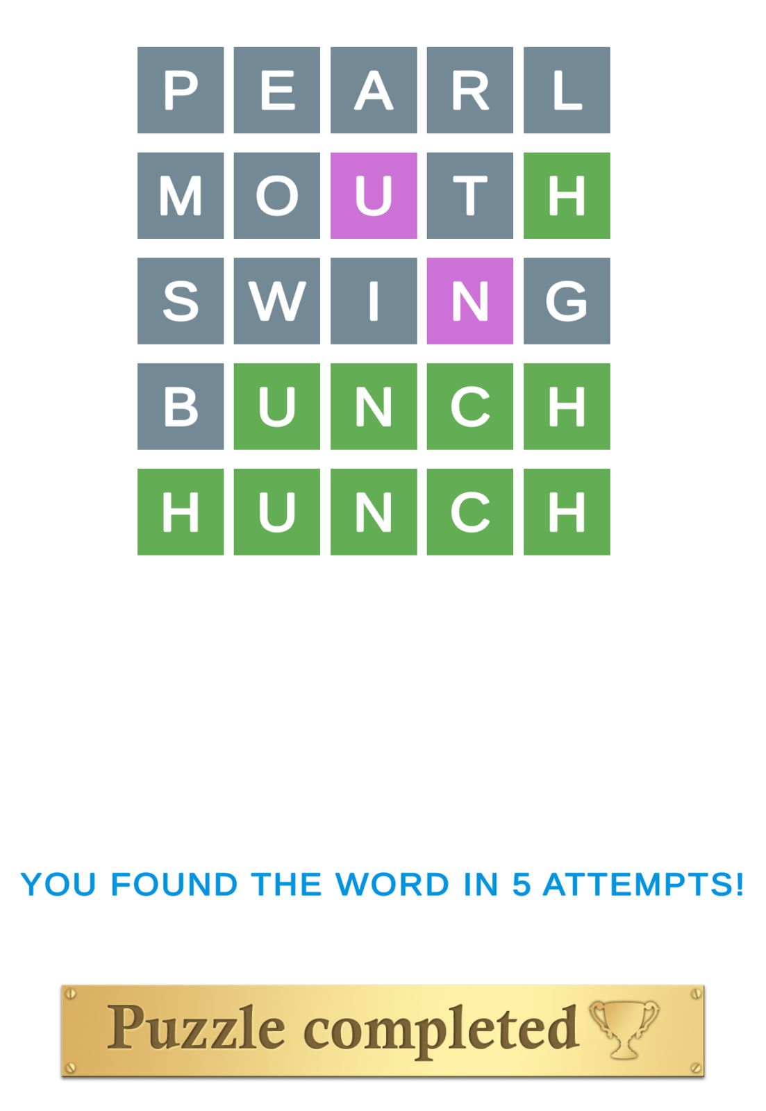 Puzzle Page Wordy May 27 2025