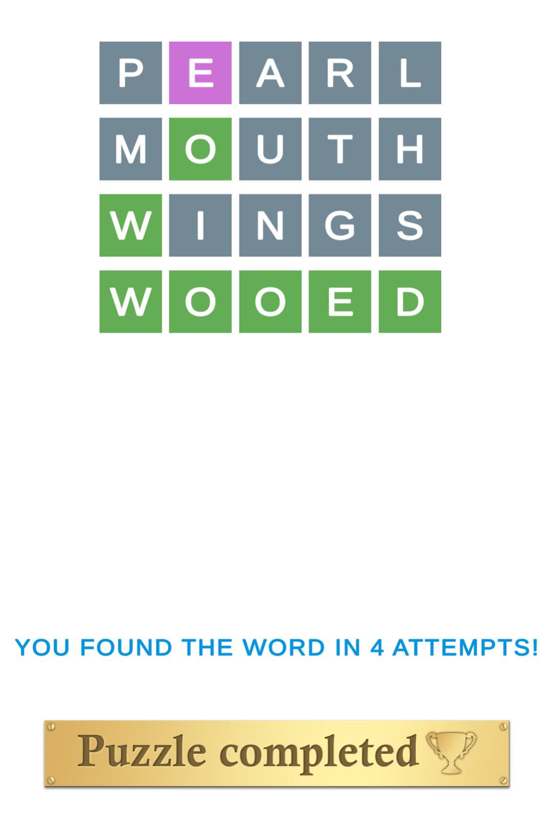 Puzzle Page Wordy May 30 2025