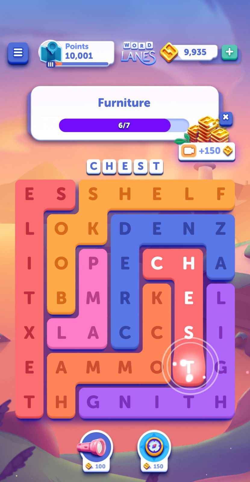 Word Lanes Daily Unwind June 1 2025