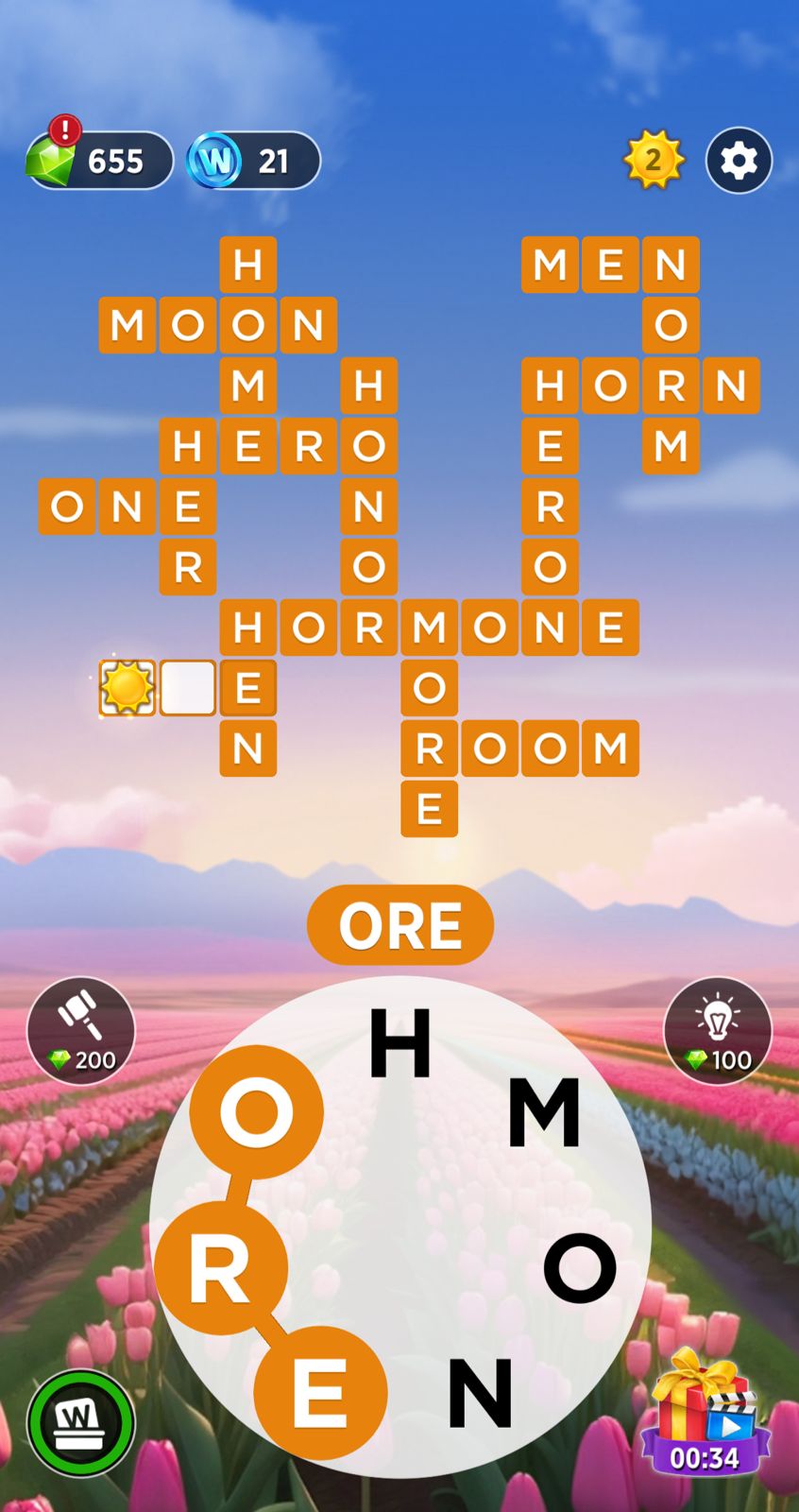 Words of Wonders (WOW) Daily Puzzle May 18 2025