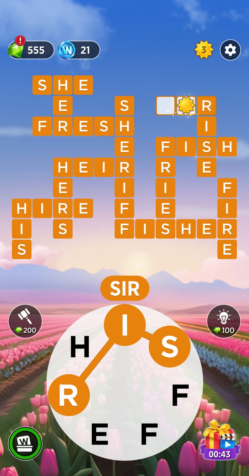 Words of Wonders (WOW) Daily Puzzle May 3 2025
