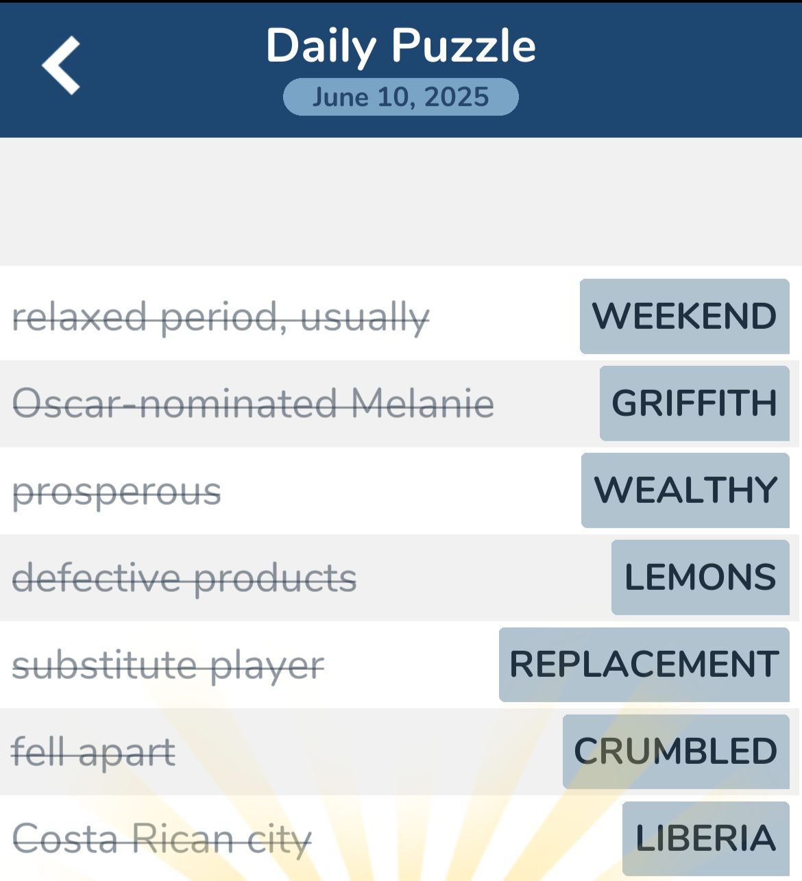 7 Little Words June 10 2025