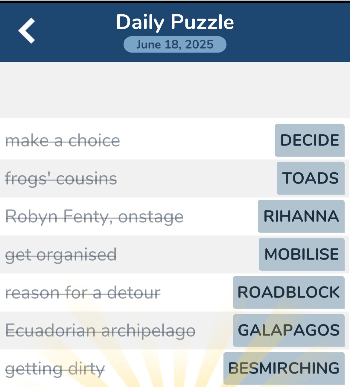 7 Little Words June 18 2025