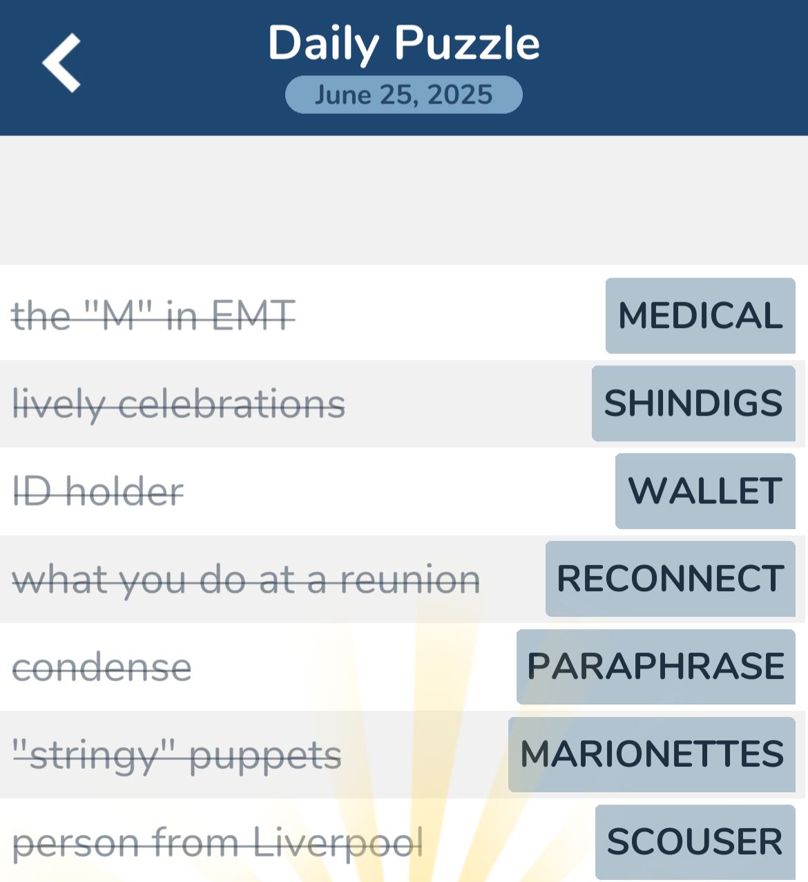 7 Little Words June 25 2025