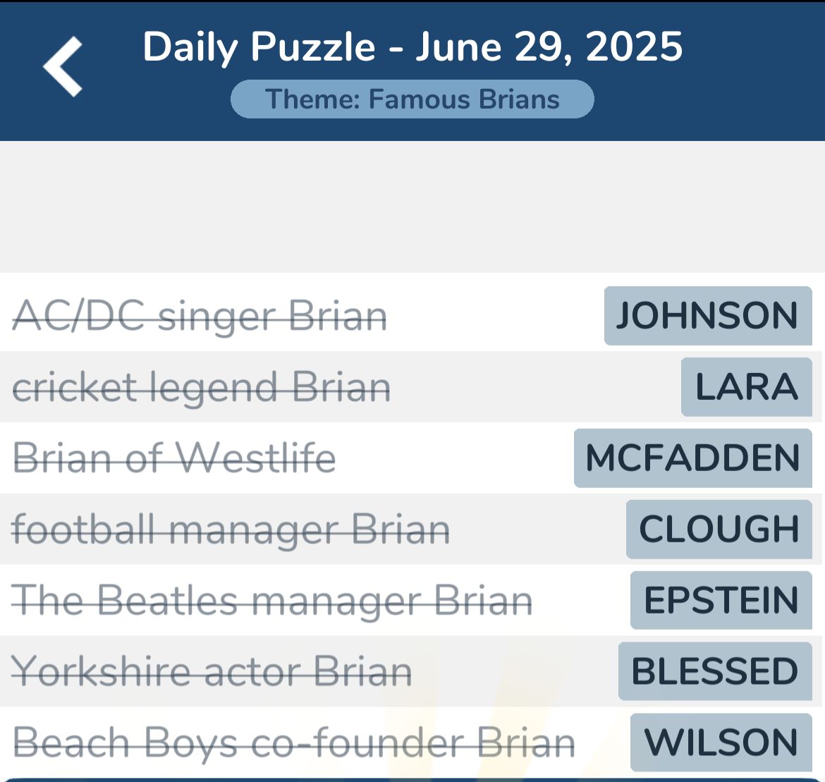 7 Little Words June 29 2025