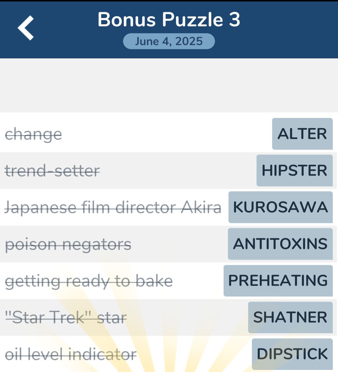 7 Little Words June 4 2025 Bonus 3 7 Little Words June 4 2025 Bonus 3