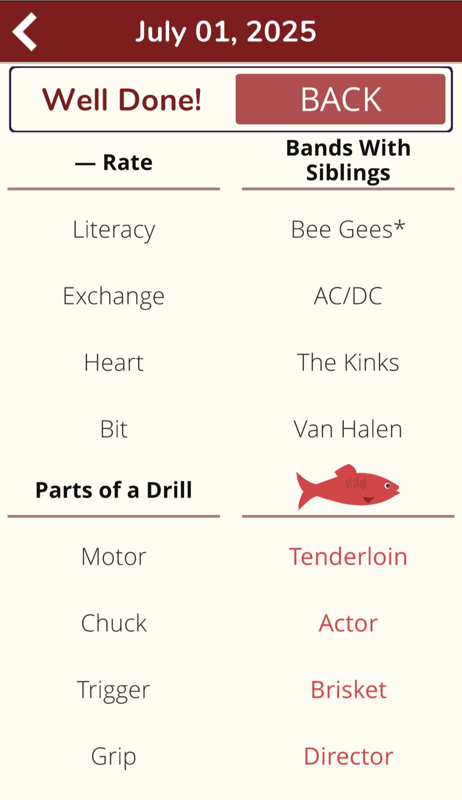 7 Little Words Red Herring July 1 2025