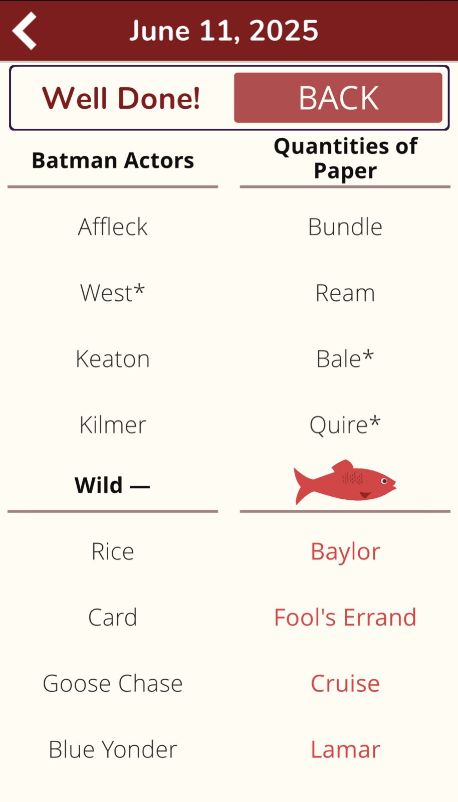 7 Little Words Red Herring June 11 2025