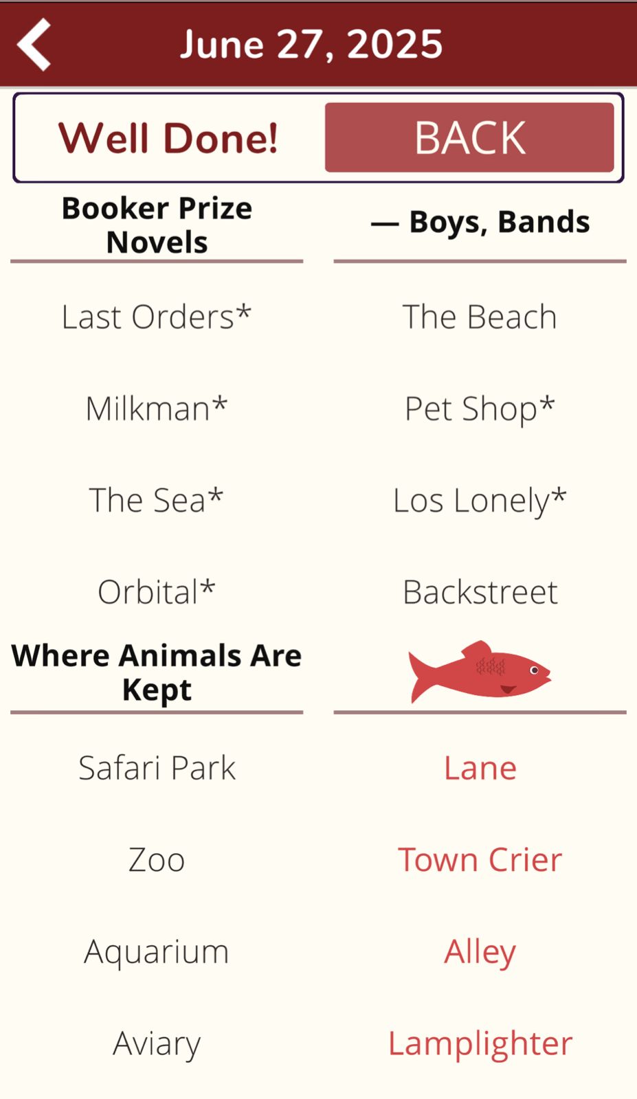 7 Little Words Red Herring June 27 2025