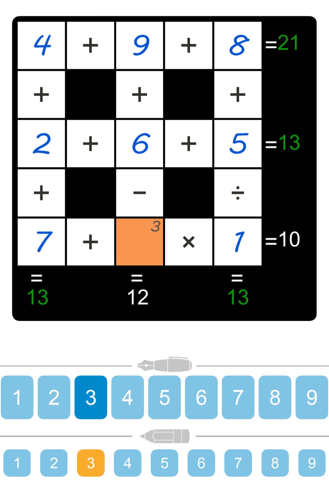 Puzzle Page Cross Sum June 29 2025