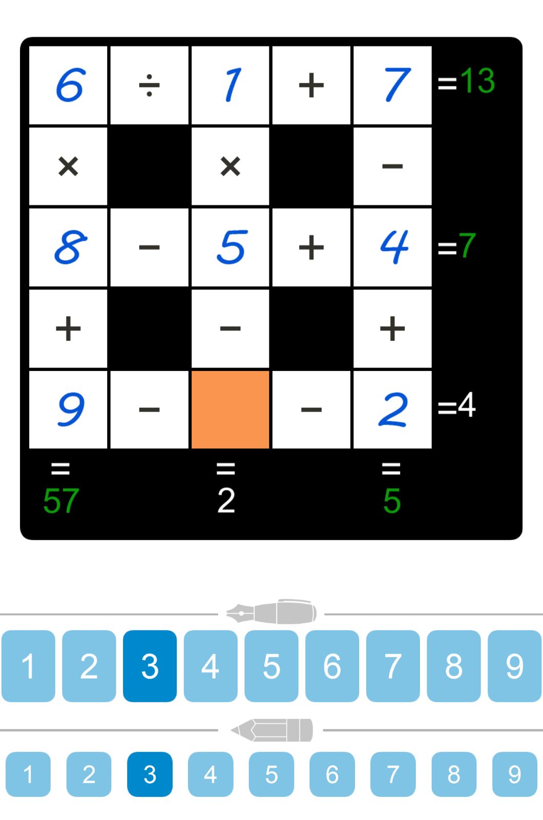 Puzzle Page Cross Sum June 9 2025