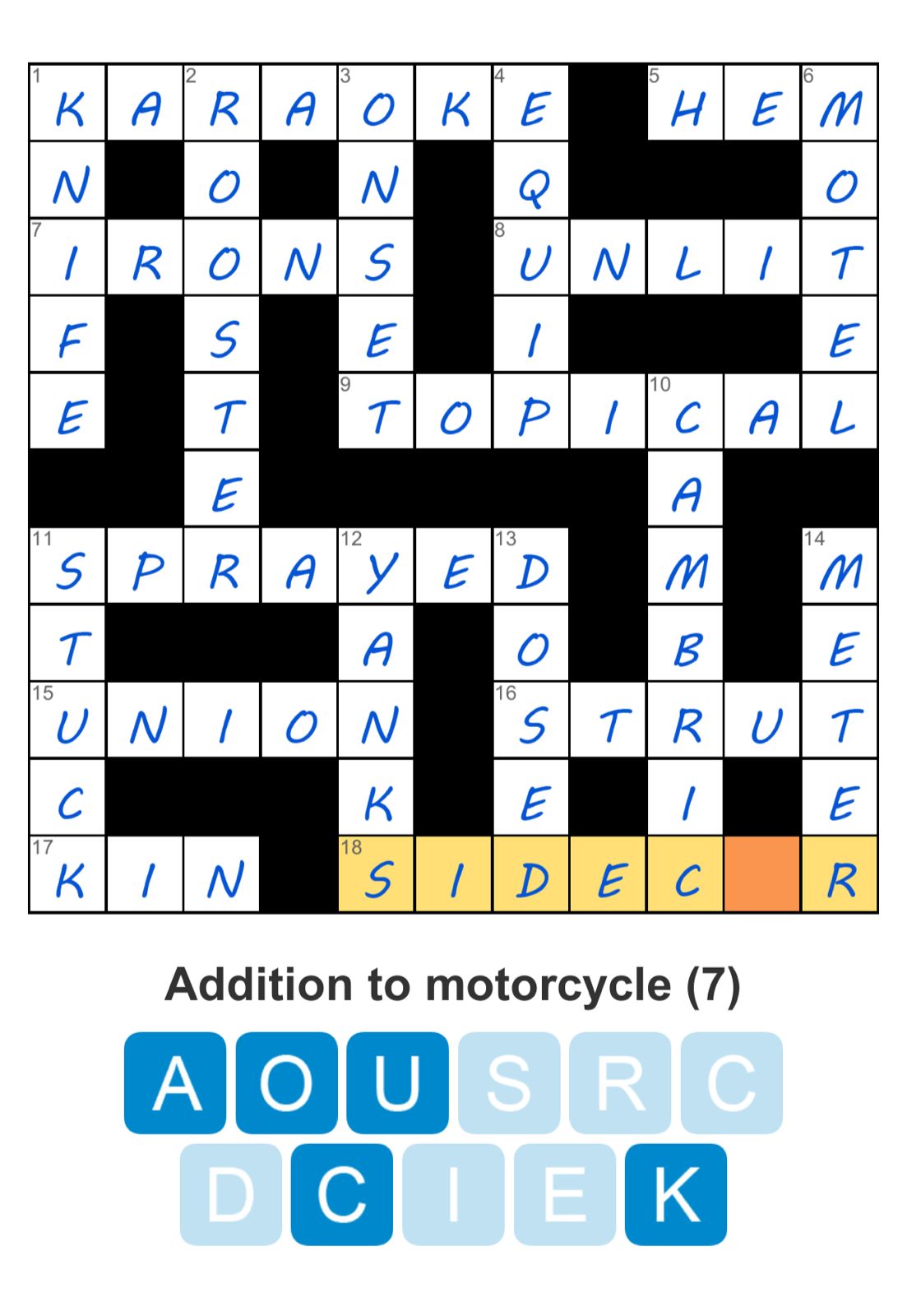 Puzzle Page Crossword June 10 2025