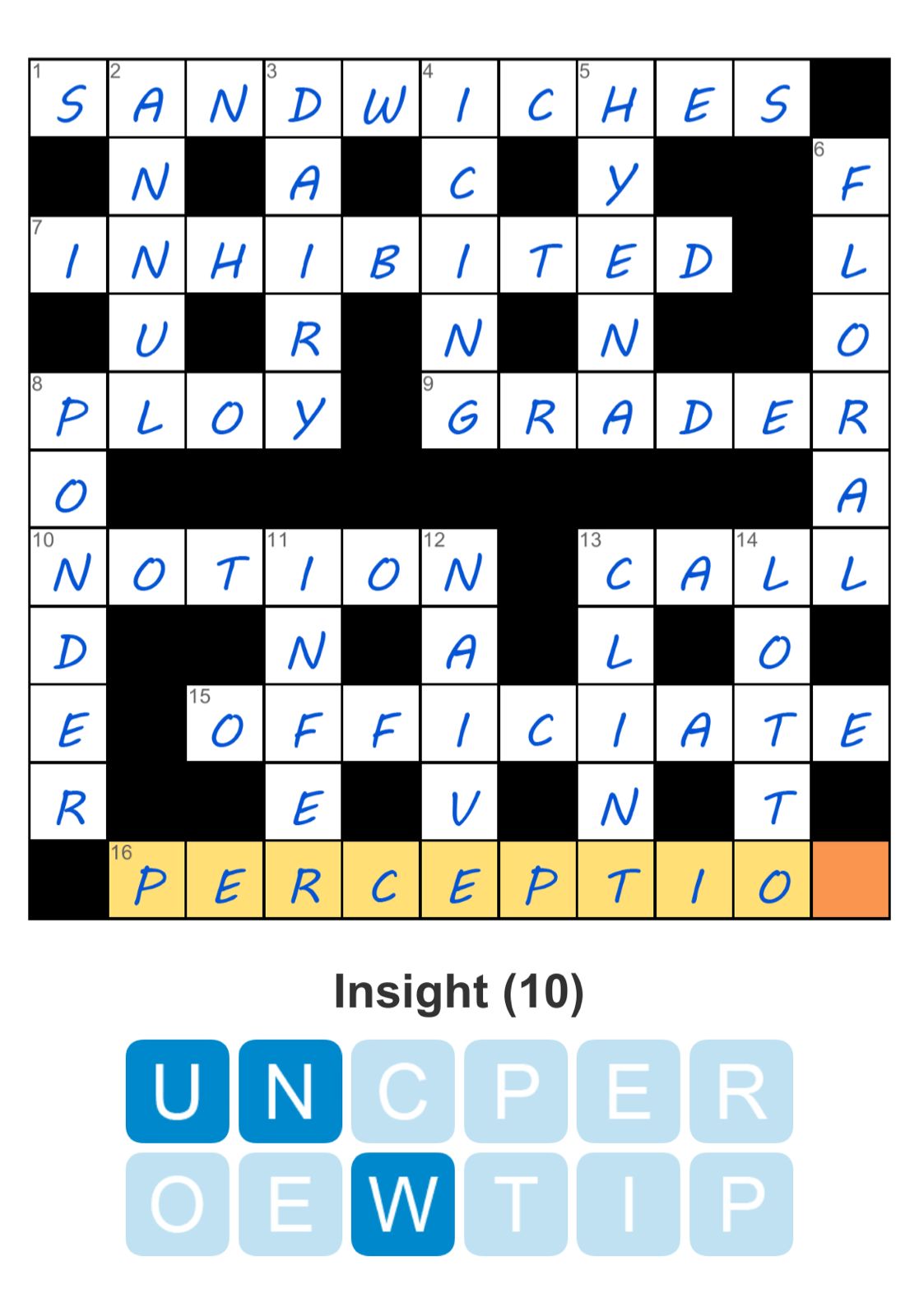 Puzzle Page Crossword June 12 2025