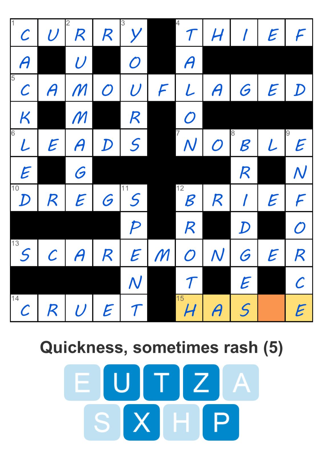 Puzzle Page Crossword June 13 2025