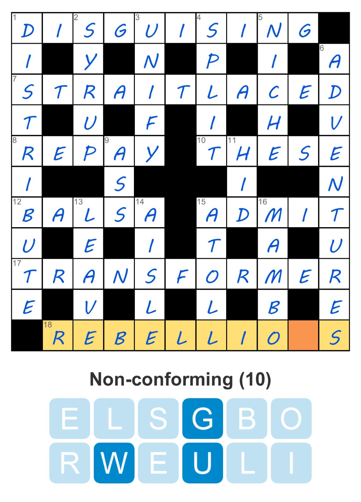 Puzzle Page Crossword June 17 2025