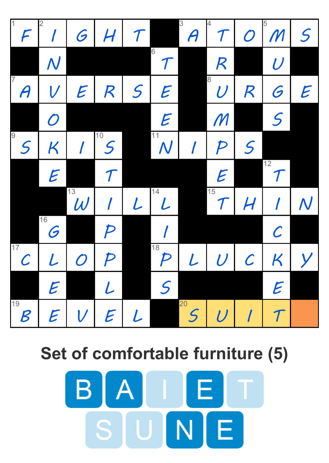 Puzzle Page Crossword June 23 2025