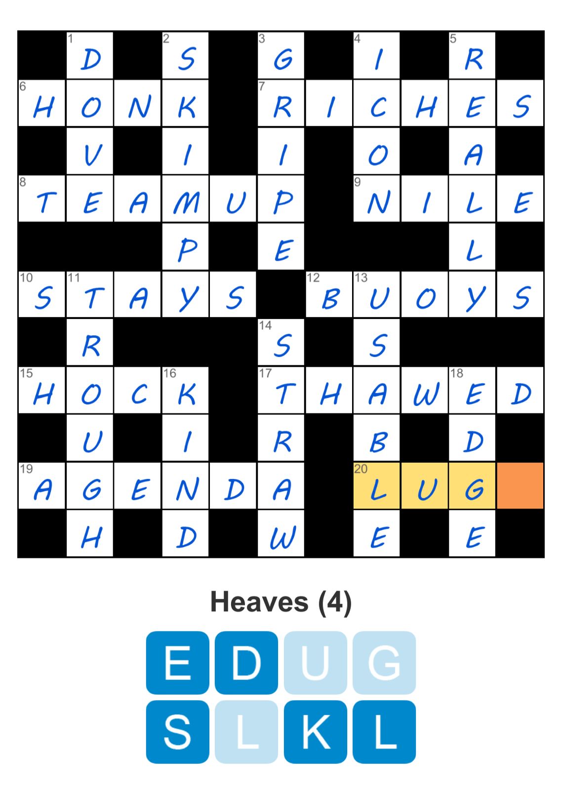 Puzzle Page Crossword June 25 2025