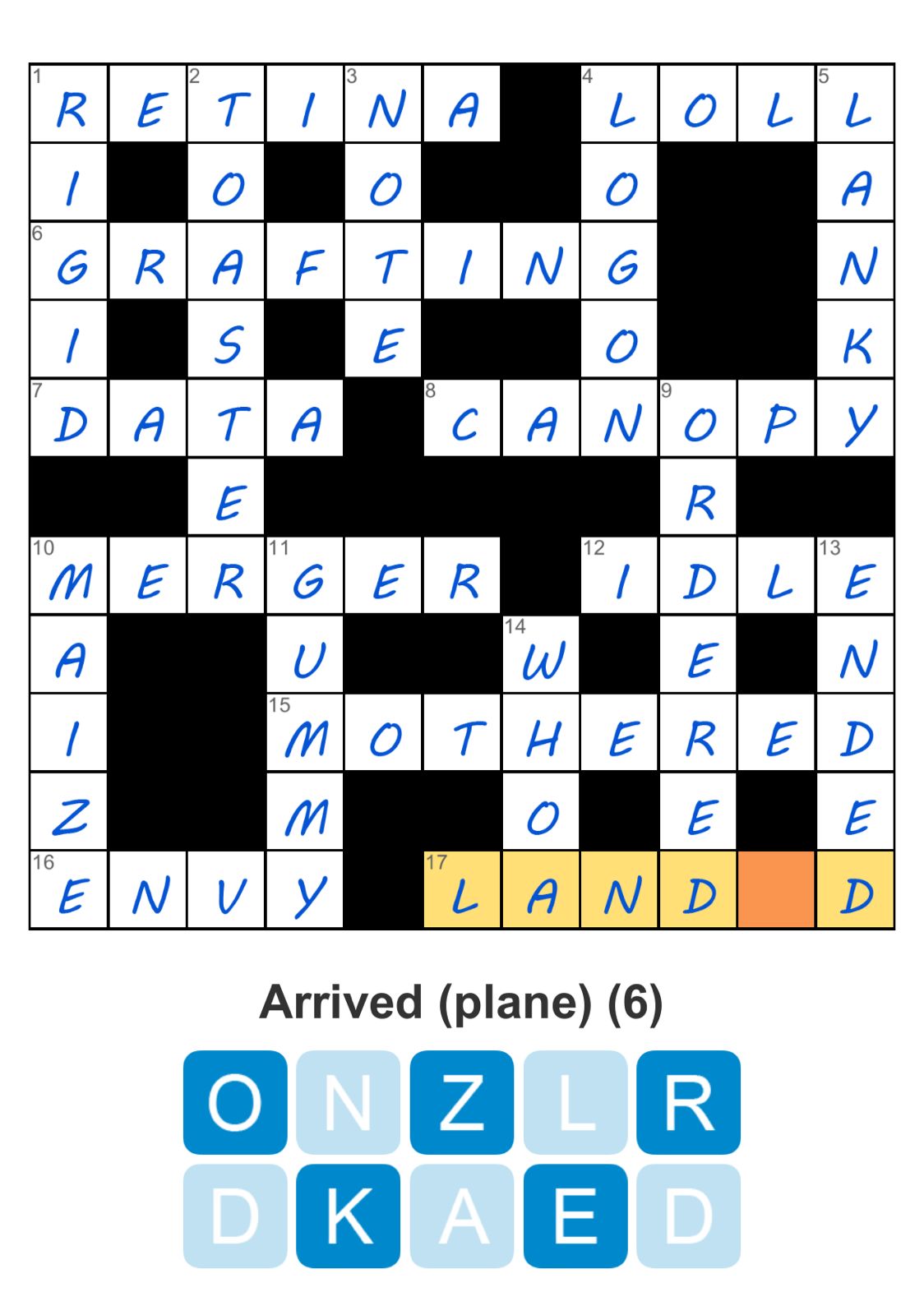Puzzle Page Crossword June 26 2025