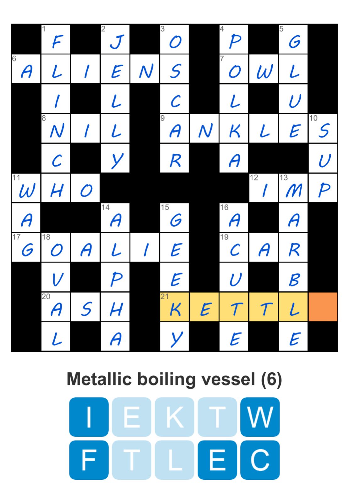Puzzle Page Crossword June 9 2025