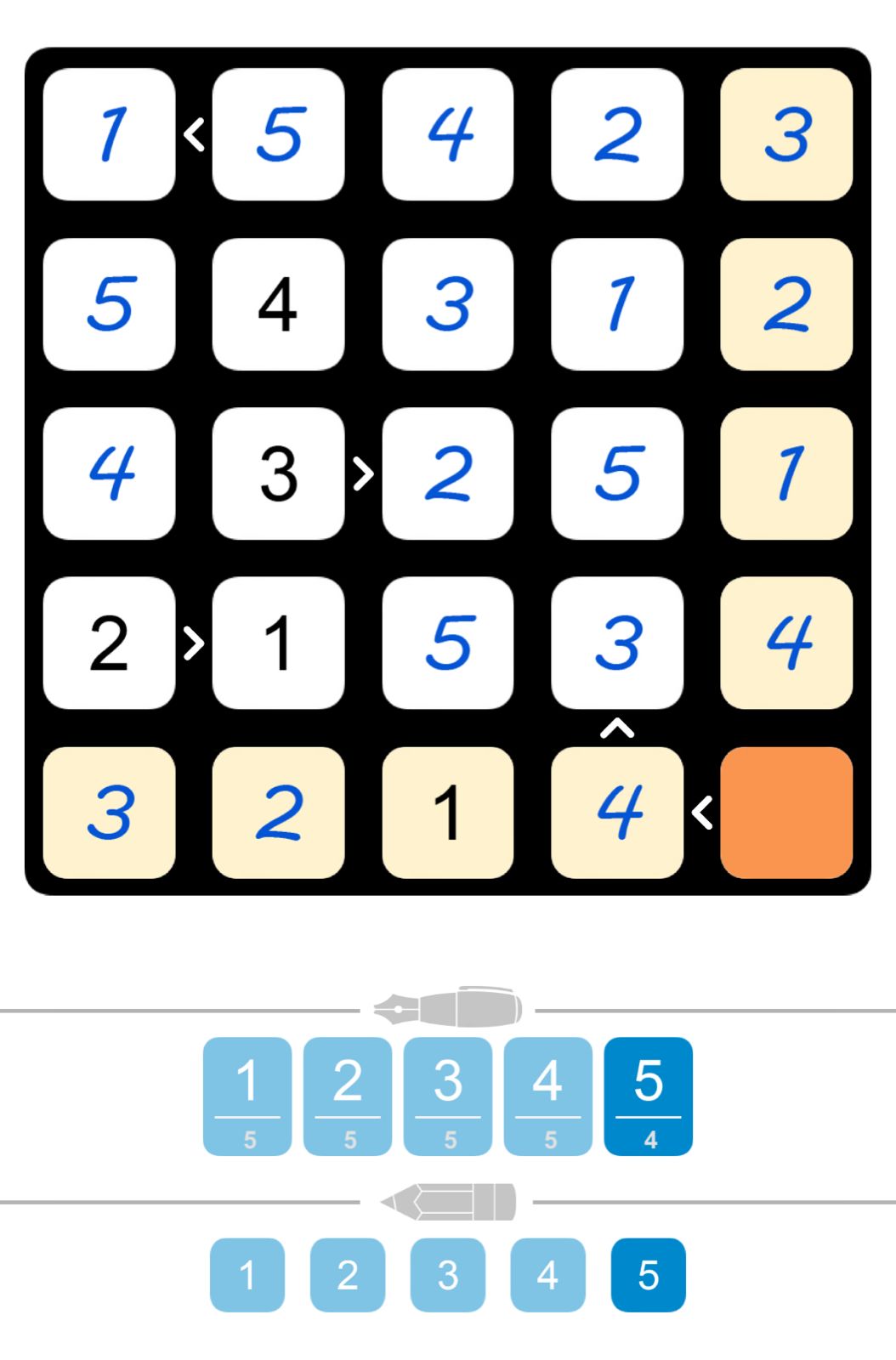 Puzzle Page Futoshiki June 10 2025
