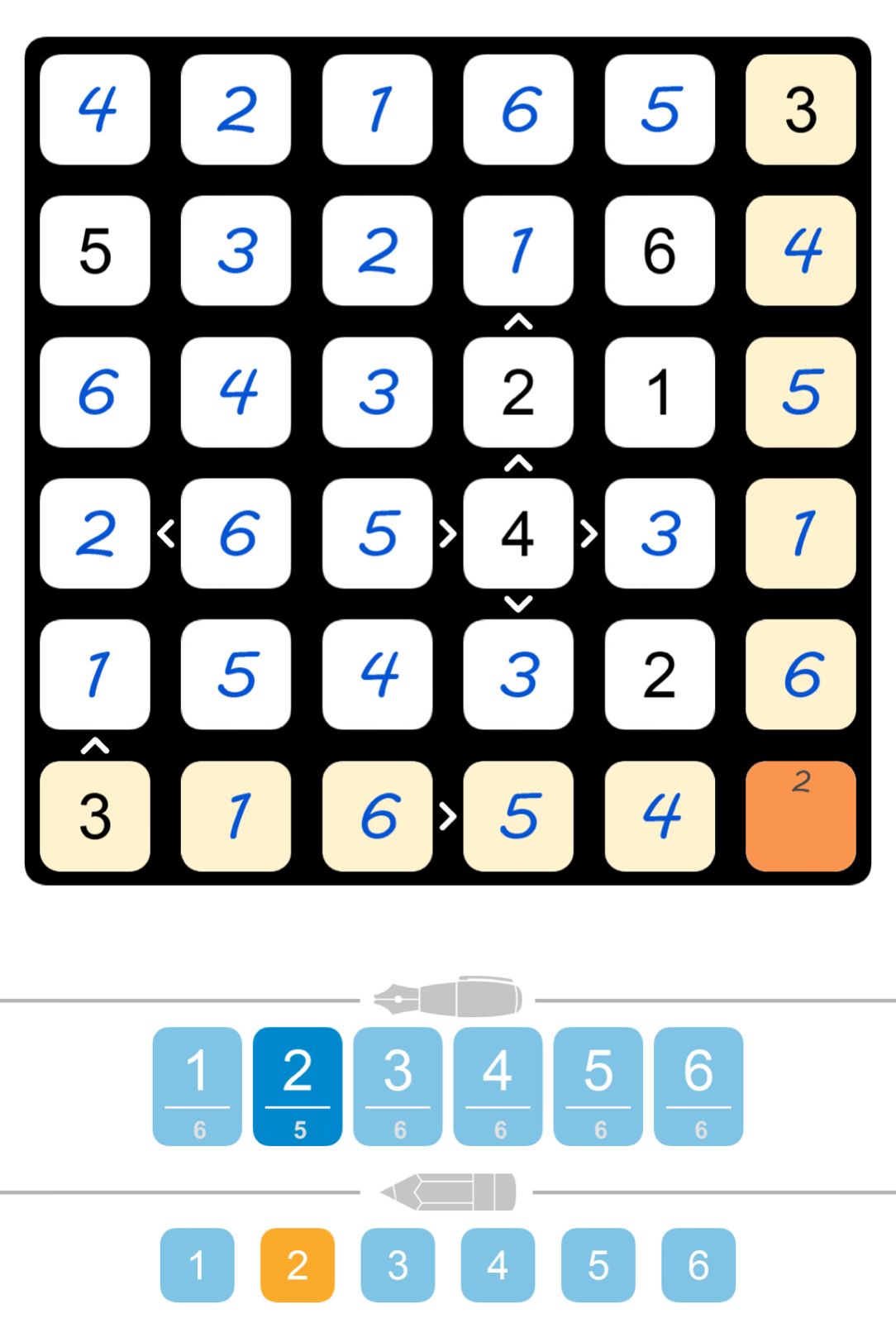 Puzzle Page Futoshiki June 7 2025