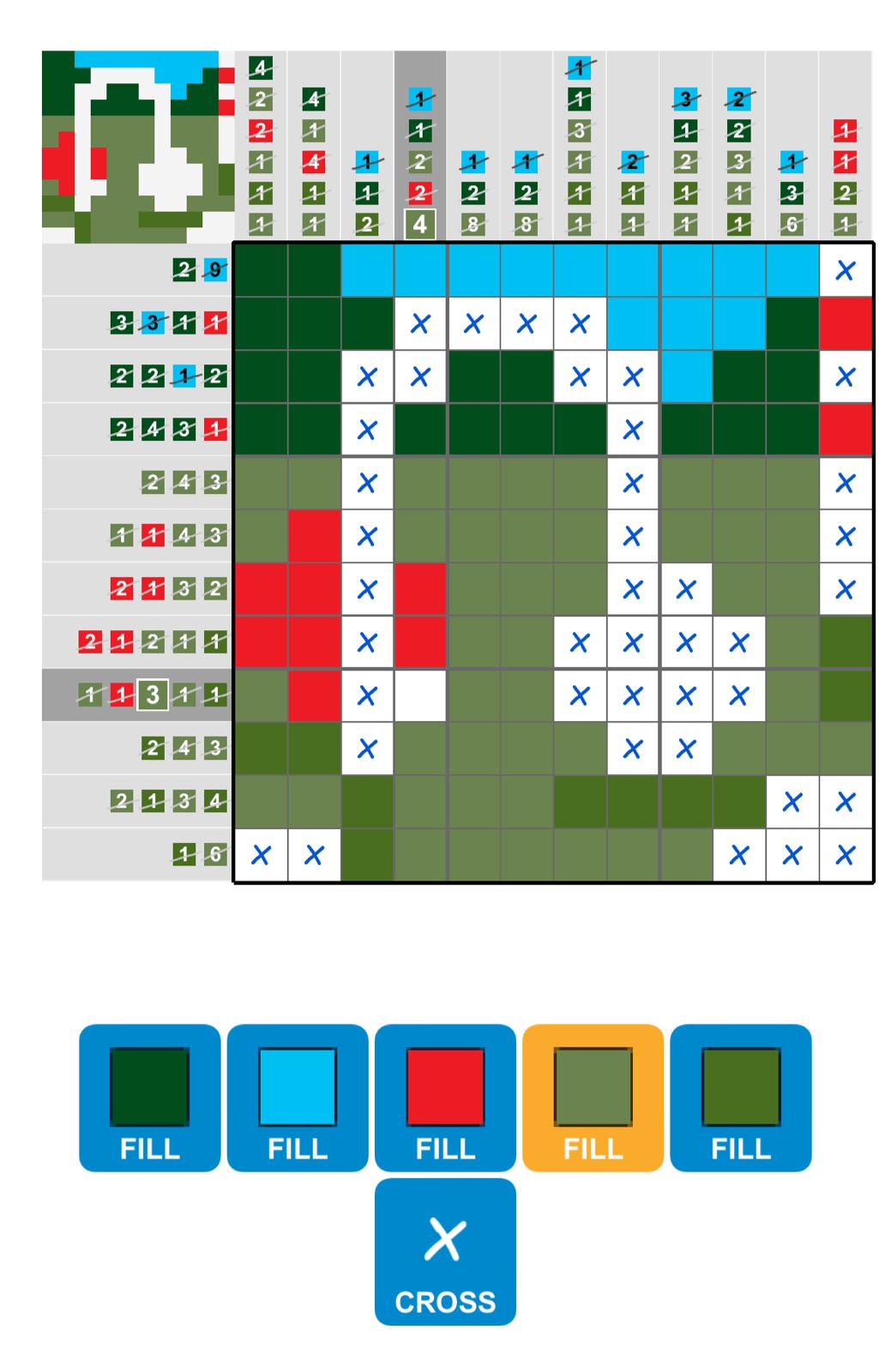Puzzle Page Picture Cross July 1 2025