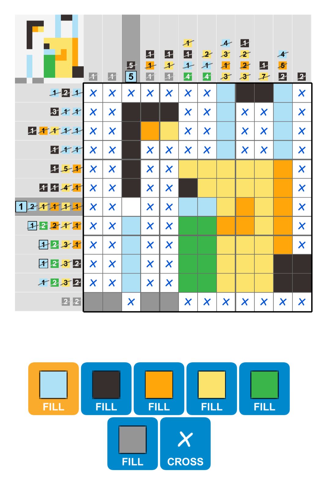 Puzzle Page Picture Cross June 21 2025