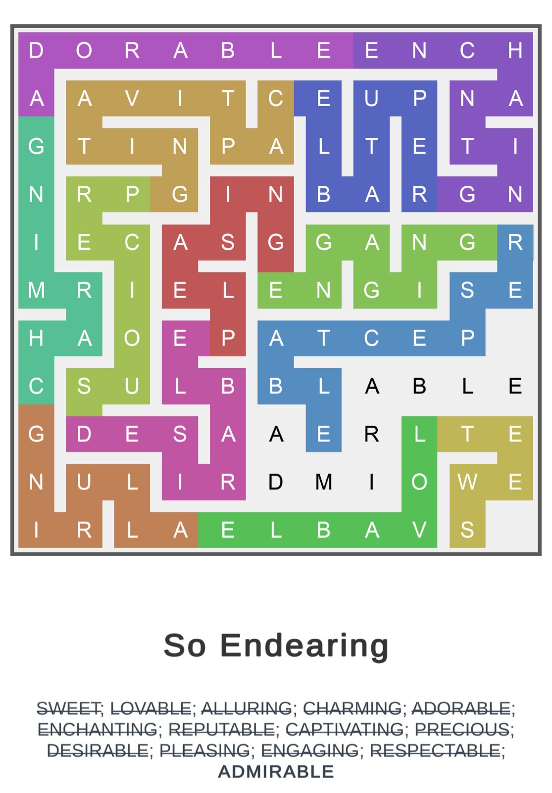 Puzzle Page Word Snake June 14 2025