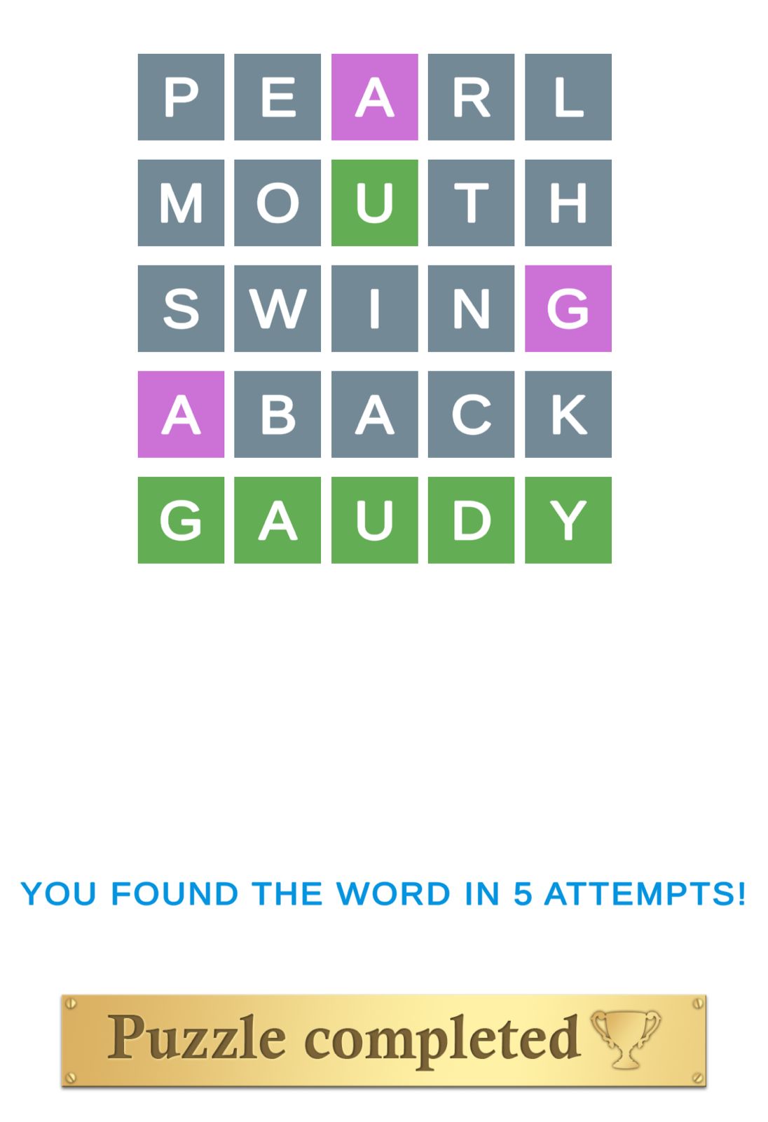 Puzzle Page Wordy June 11 2025