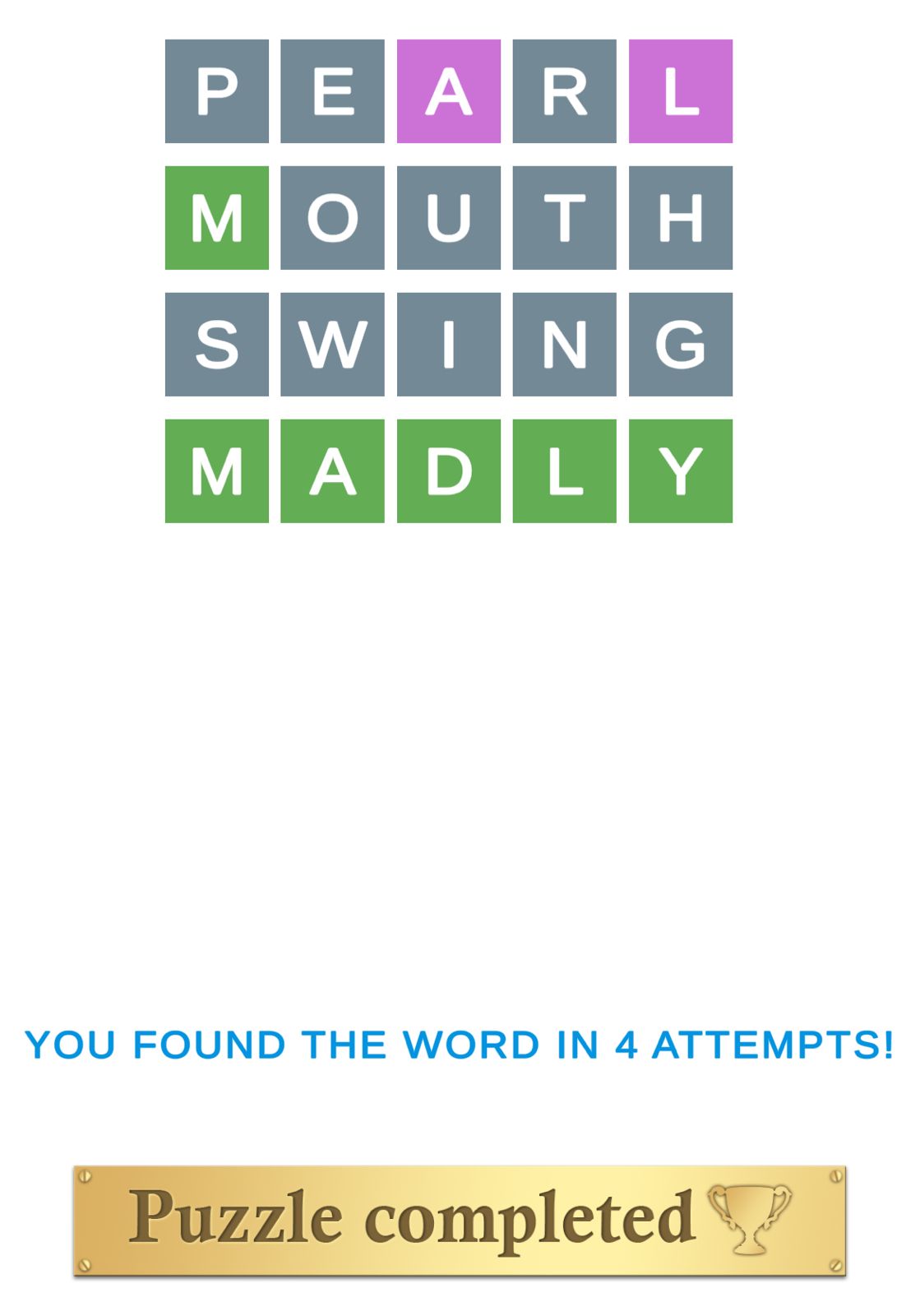 Puzzle Page Wordy June 14 2025