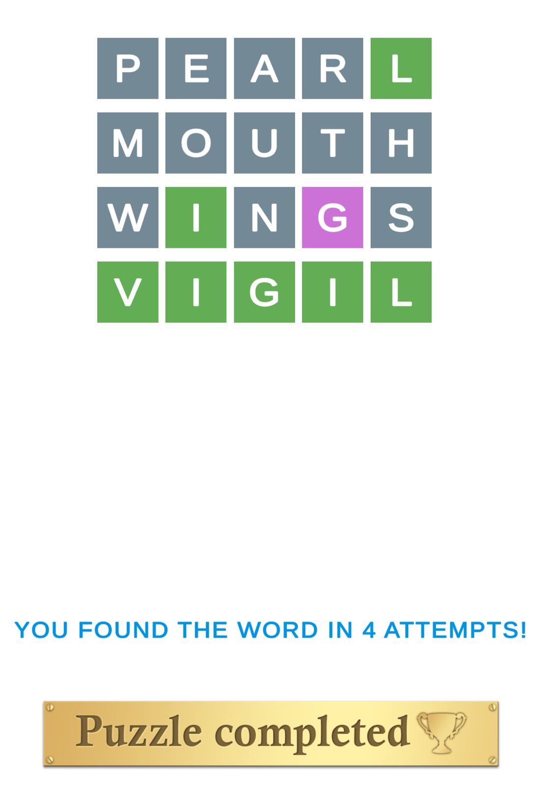 Puzzle Page Wordy June 20 2025