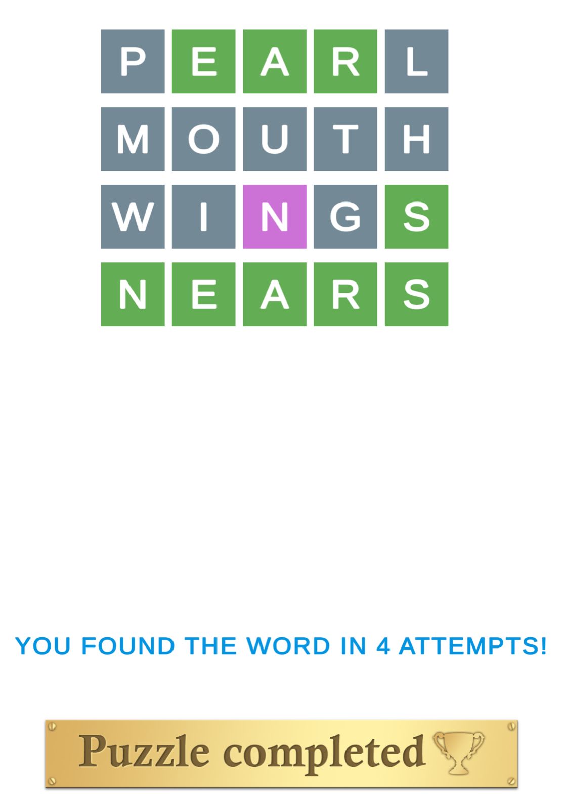 Puzzle Page Wordy June 22 2025