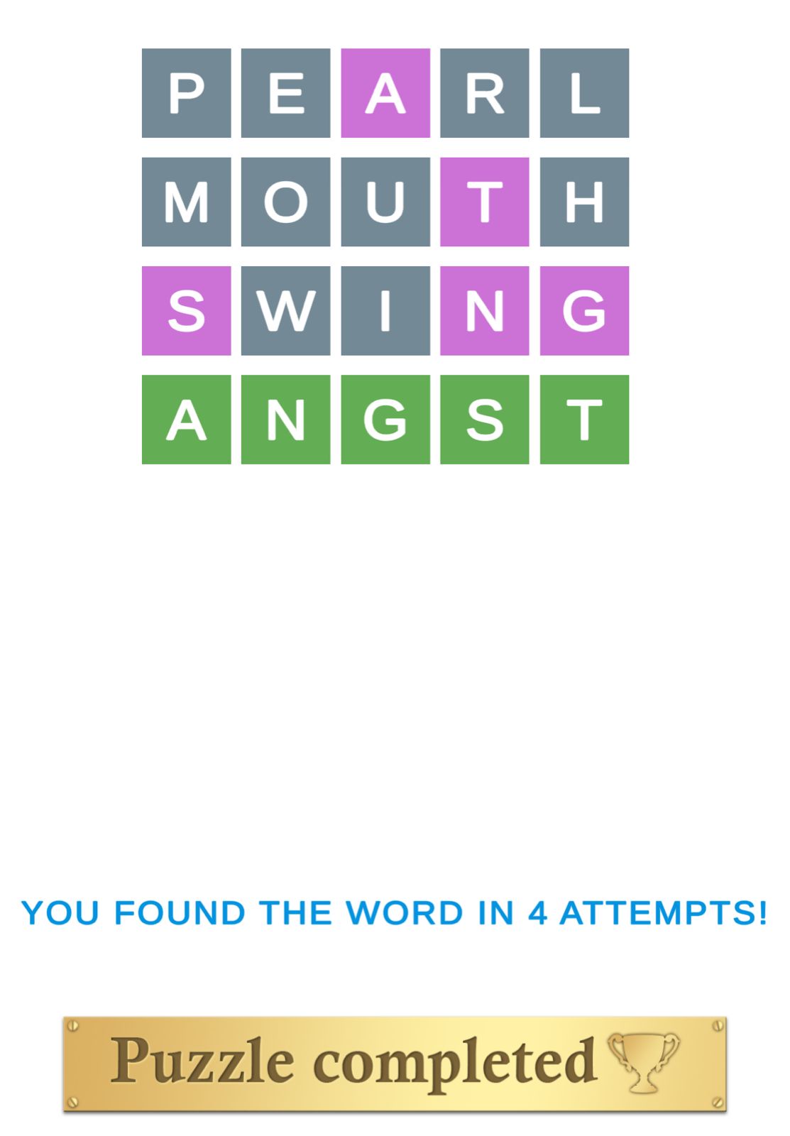 Puzzle Page Wordy June 24 2025
