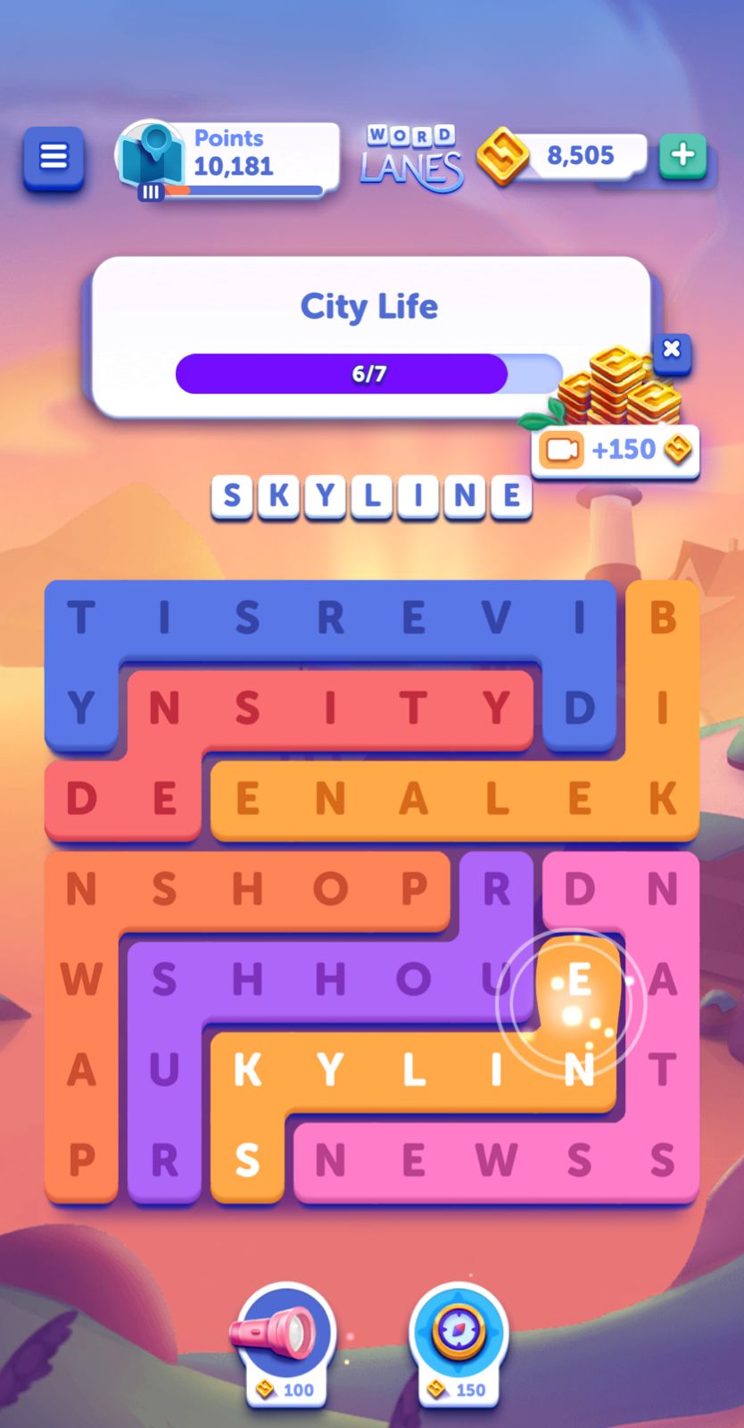 Word Lanes Daily Unwind June 19 2025