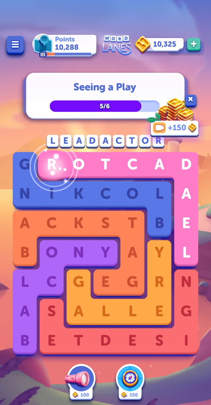 Word Lanes Daily Unwind June 30 2025