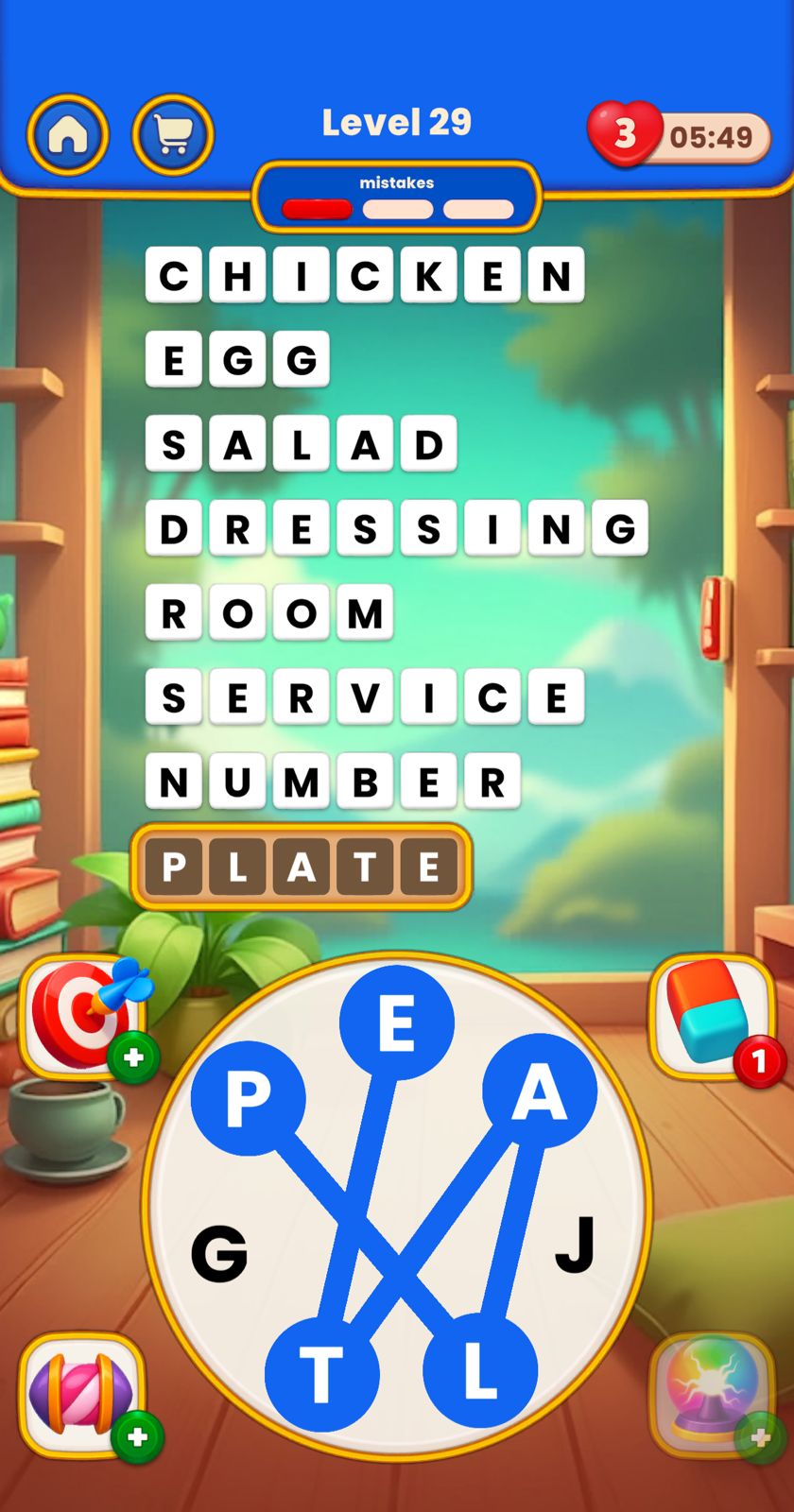 Word Tangle Level 29