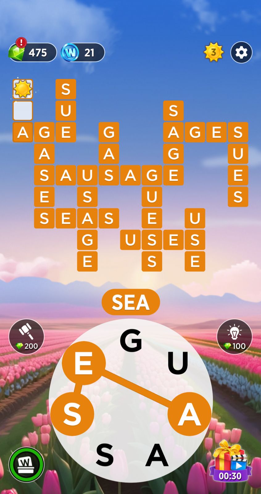 Words of Wonders (WOW) Daily Puzzle June 8 2025