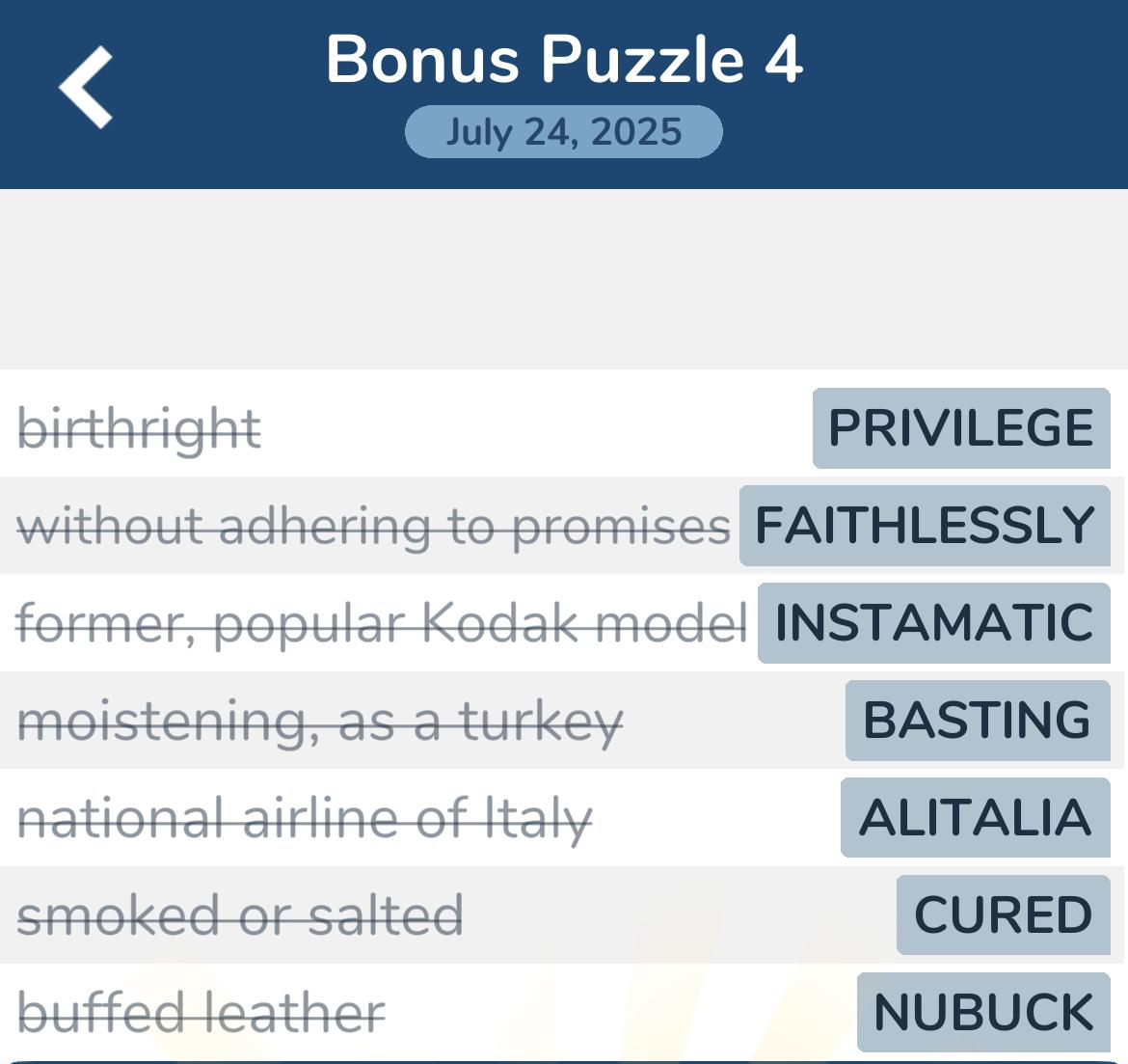 7 Little Words July 24 2025 4