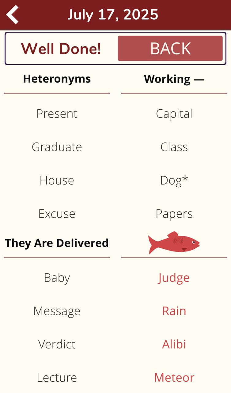 7 Little Words Red Herring July 17 2025